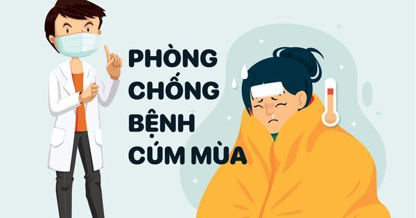 Infographic cách phòng chống bệnh cúm mùa