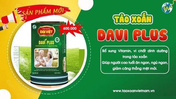 Tảo xoắn Davi Plus sản phẩm hỗ trợ Người Mất ngủ