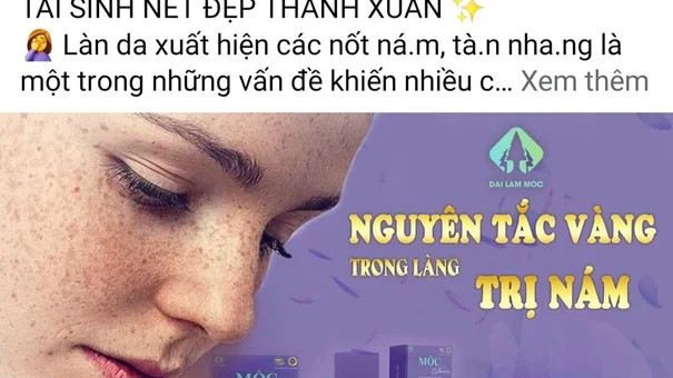 Viên uống tố nữ Mộc Beauty quảng cáo sai công dụng, bán hàng trên website chưa đăng ký Bộ Công Thương