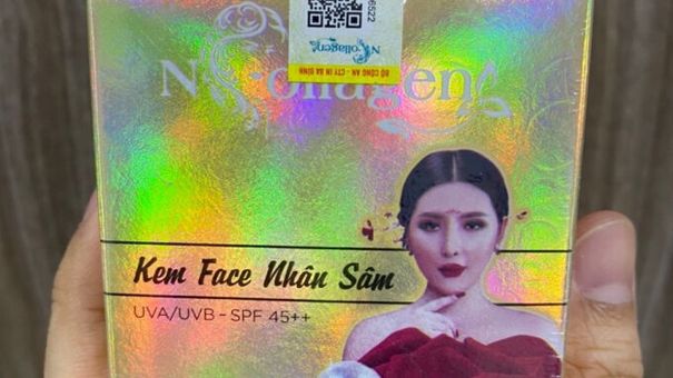 Phát hiện chất cấm Paraben có trong Kem face nhân sâm Ncollagen