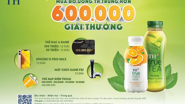 “Cơn lốc” hơn 600.000 quà tặng “cực chất” từ TH