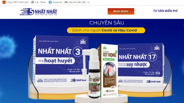Sản phẩm của Công ty TNHH Phân phối Trực tuyến Nhất Nhất khiến người tiêu dùng hoang mang