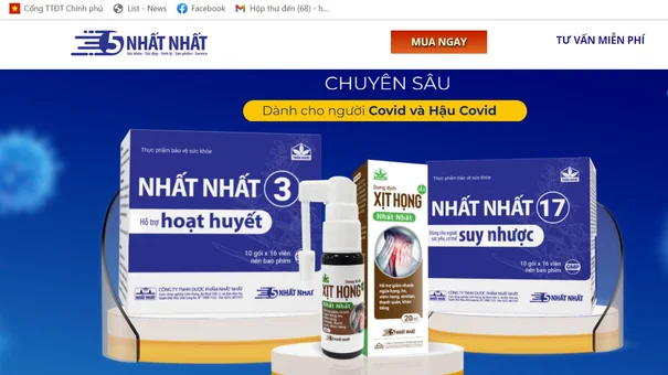 Sản phẩm của Công ty TNHH Phân phối Trực tuyến Nhất Nhất khiến người tiêu dùng hoang mang