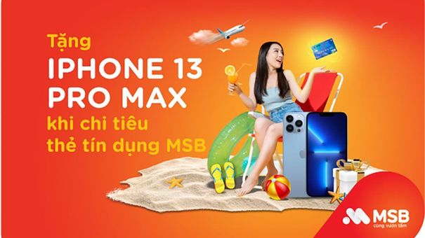 Nhận iPhone 13 Pro Max khi thanh toán bằng thẻ tín dụng