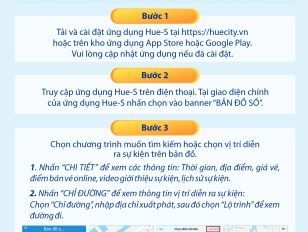 Trải nghiệm Tuần lễ Festival Huế 2022 cùng bản đồ số trên ứng dụng Hue-S
