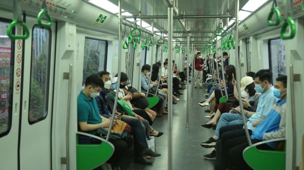 Đường sắt Cát Linh - Hà Đông: Cho phép hành khách mang xe đạp gấp lên tàu