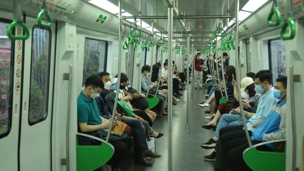 Đường sắt Cát Linh - Hà Đông: Cho phép hành khách mang xe đạp gấp lên tàu