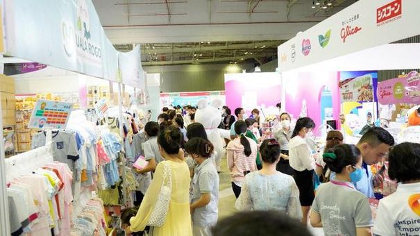 Triển lãm quốc tế Vietbaby 2022 quy tụ 200 gian hàng với hơn 100 nhãn hàng tham gia trưng bày
