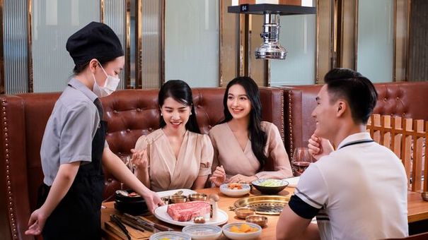 “Tọa độ” nhà hàng Korean BBQ Steak mới hút giới sành ăn Hà thành