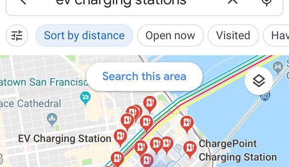 Google Maps thử nghiệm tính năng chỉ đường riêng cho xe điện, hybrid