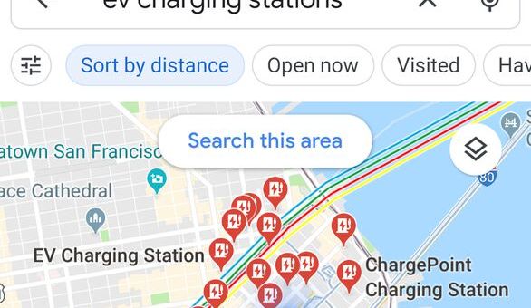 Google Maps thử nghiệm tính năng chỉ đường riêng cho xe điện, hybrid