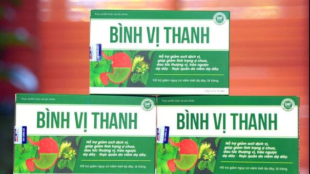 Sản phẩm dạ dày Bình Vị Thanh tự ý quảng cáo sai công dụng