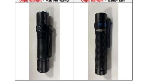 Cảnh báo đèn pin Warrior bán tại Việt Nam có thể gây cháy nổ