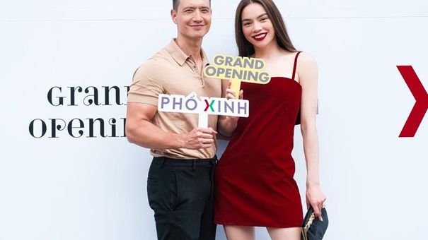 Vợ chồng Hà Hồ bất ngờ ghé siêu thị nội thất mới của Doanh nhân Dương Quốc Nam
