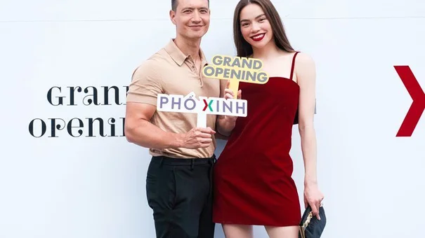 Vợ chồng Hà Hồ bất ngờ ghé siêu thị nội thất mới của Doanh nhân Dương Quốc Nam