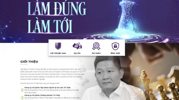 Quản lý tài sản Trí Việt cấp hơn 1.200 tỷ cho nhóm đối tượng thao túng thị trường chứng khoán