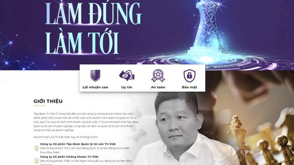Quản lý tài sản Trí Việt cấp hơn 1.200 tỷ cho nhóm đối tượng thao túng thị trường chứng khoán