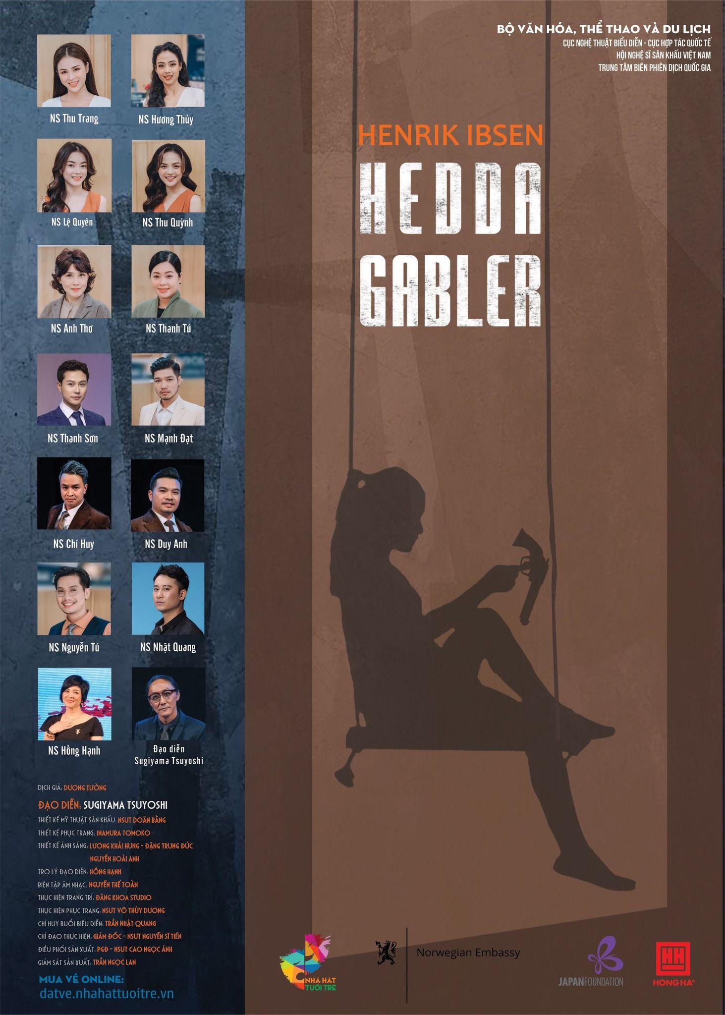 Nhà hát Tuổi trẻ chính thức ra mắt công chúng vở kịch “Hedda Gabler”