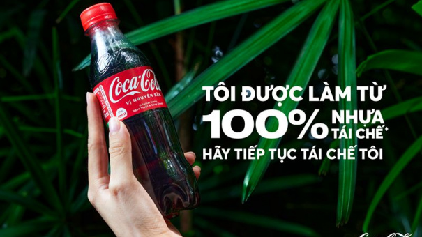 Ra mắt chai Coca-Cola™ làm từ 100% nhựa tái chế