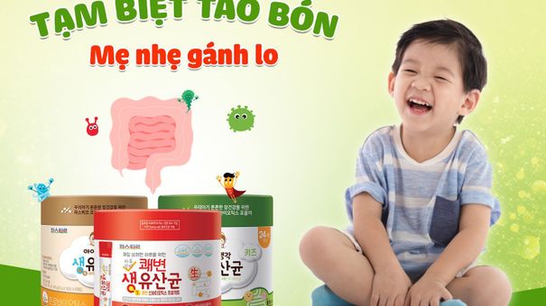 Men vi sinh quốc dân Hàn Quốc - Trao “chìa khóa vàng” hỗ trợ giảm táo bón cho trẻ em Việt
