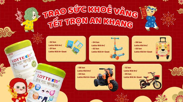 Lotte Kid A+ tặng mẹ bí kíp chăm con cao lớn chuẩn sao Hàn cùng chương trình “Trao sức khỏe vàng – Tết trọn an khang”