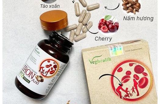 Thực phẩm chức năng Veghealth O’veggies Iron and B12