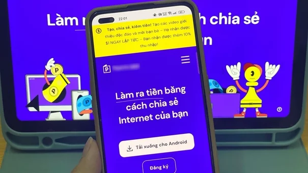 'Vỡ mộng' kiếm tiền qua app chia sẻ dung lượng Internet