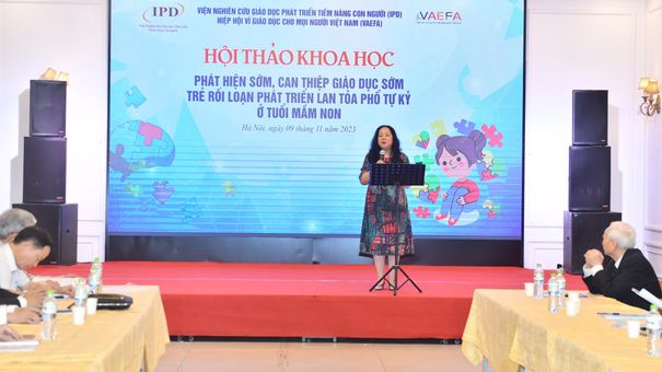 Phát hiện sớm, can thiệp giáo dục sớm trẻ rối loạn lan tỏa phổ tự kỷ ở tuổi mầm non