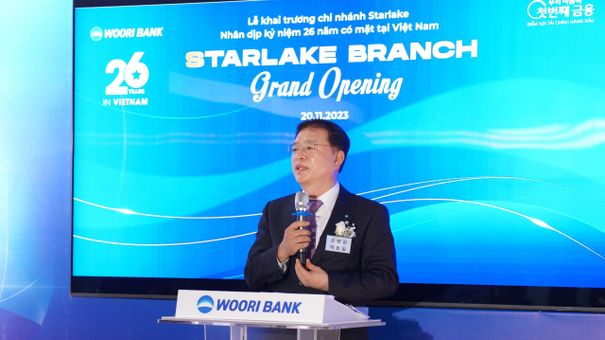 Ngân hàng Woori Việt Nam khai trương chi nhánh tại KĐT sầm uất Starlake Hà Nội