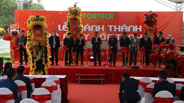 Fortech chính thức khai trương cơ sở sản xuất mới tại Việt Nam