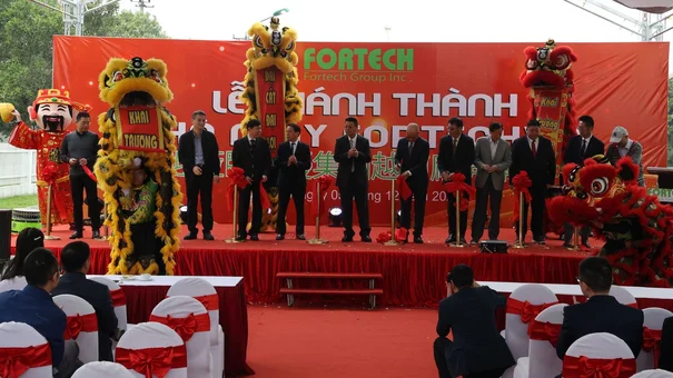 Fortech chính thức khai trương cơ sở sản xuất mới tại Việt Nam