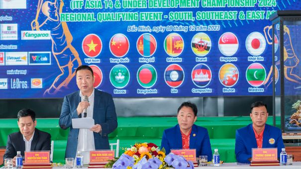 KHỞI TRANH GIẢI QUẦN VỢT VÔ ĐỊCH U14 ITF CH U Á (PHÁT TRIỂN VÒNG LOẠI  KHU VỰC NAM Á, ĐÔNG Á & ĐÔNG NAM Á)