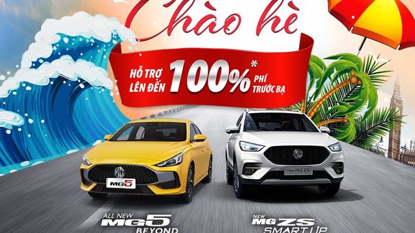 MG Việt Nam: Hỗ trợ lên đến 100% lệ phí trước bạ khi mua xe MG5