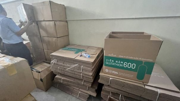 Quản lý thị trường Hà Nội phát hiện hàng nghìn Viên nám Glutathion giả của Công ty cổ phần quốc tế Dopharma