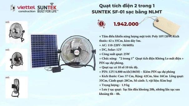 Quạt sạc điện: 'Cháy' hàng, loạn giá, chất lượng 'không biết đường nào mà lần'