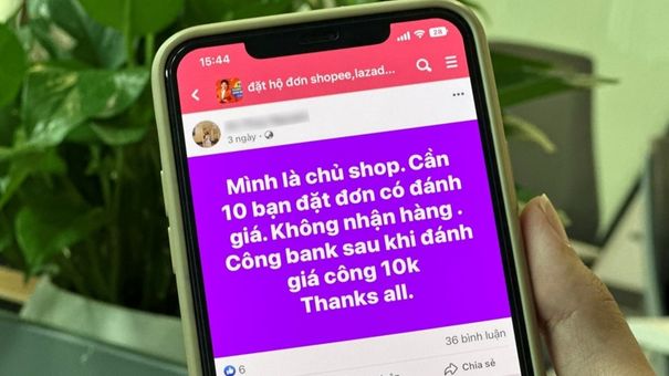 Chiêu trò đặt đơn hộ làm nhiễu loạn sàn thương mại điện tử