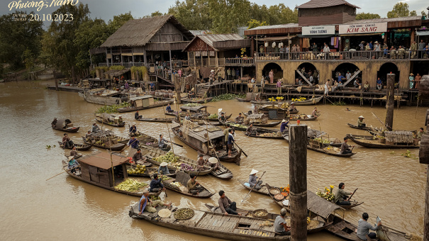 'Đất rừng phương Nam' hé lộ hậu trường đại cảnh chợ nổi miền Tây