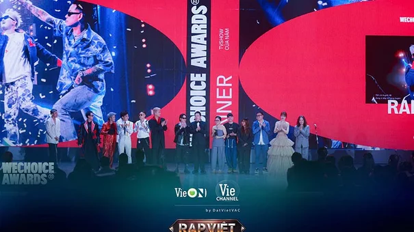Rap Việt Mùa 3 thắng giải TV Show Của Năm tại WeChoice Awards 2023