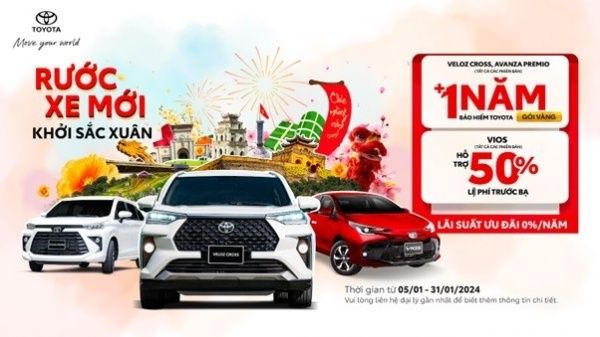 Chào năm mới Toyota Việt Nam tung ưu đãi khủng