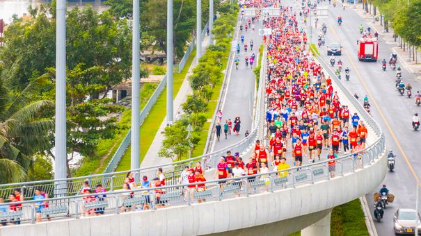 Khởi động Giải Marathon Quốc tế Thành phố Hồ Chí Minh Techcombank Mùa thứ 7