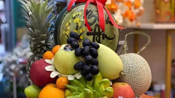 Những mâm ngũ quả đắt đỏ cúng rằm tháng Giêng