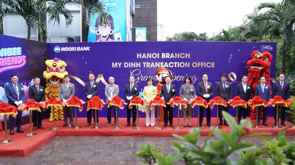 Ngân hàng Woori Việt Nam khai trương Phòng giao dịch Mỹ Đình tại khu phố người Hàn