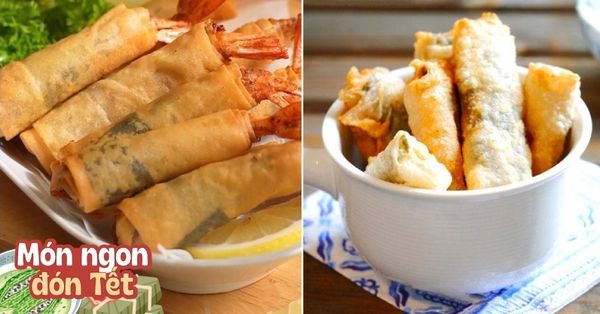 2 món chả giò hải sản thơm ngon làm siêu nhanh cho thực đơn ngày Tết thêm đậm đà