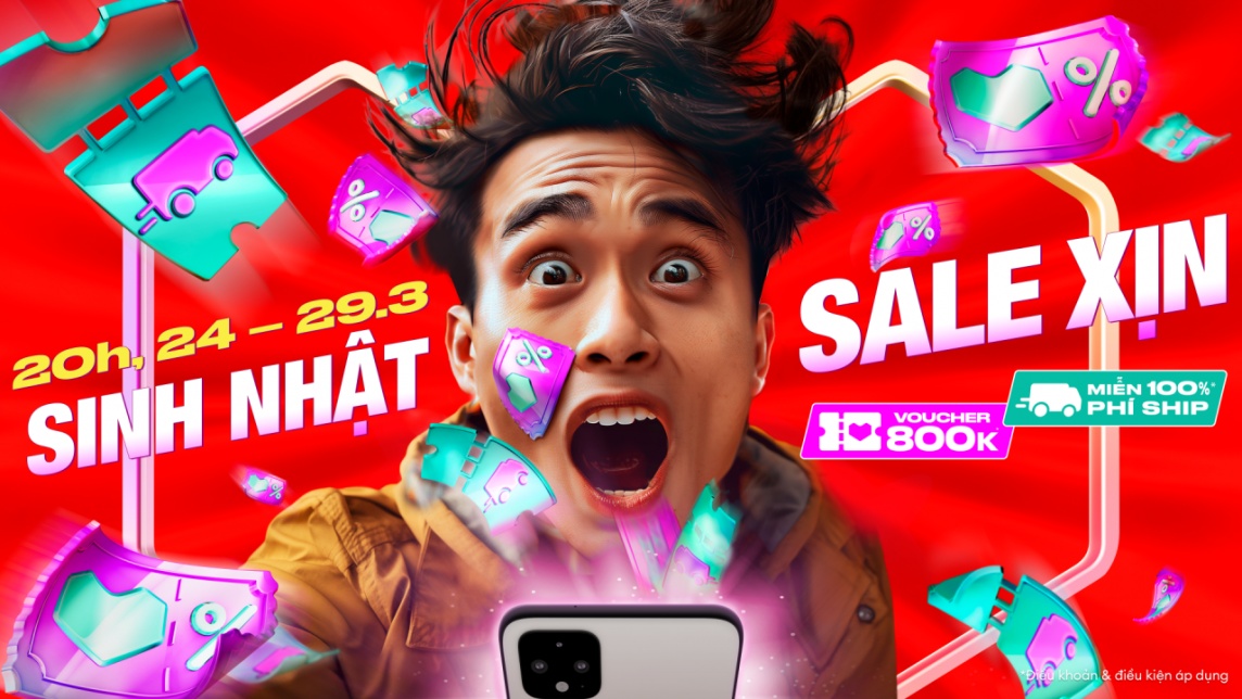 Lazada mở đại tiệc sinh nhật với nhiều ưu đãi hấp dẫn