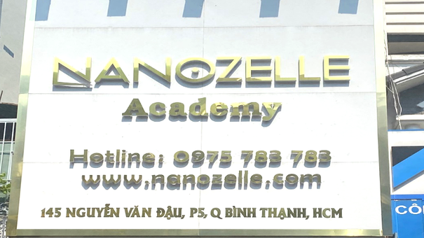 Cơ Sở Nanozelle Tự Xưng 'Viện Đào Tạo Thẩm Mỹ' Không Đủ Giấy Tờ