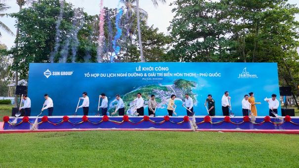 Sun Group khởi công tổ hợp du lịch nghỉ dưỡng và giải trí tại Hòn Thơm - Phú Quốc