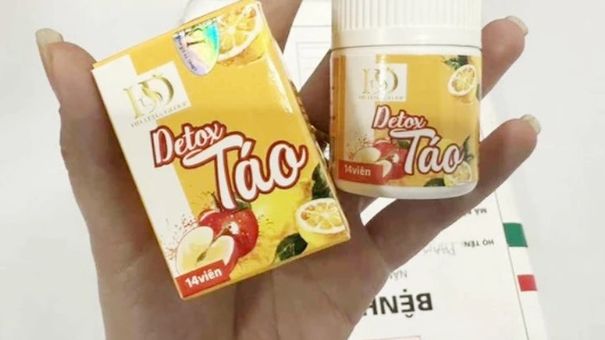 Cảnh báo chất cấm trong sản phẩm Detox Táo giảm cân