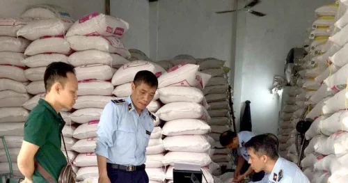 Hà Nội kiểm tra 6 cơ sở kinh doanh gạo có dấu hiệu giả mạo thương hiệu đã được bảo hộ