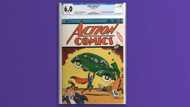 Truyện tranh comic Superman đắt nhất lịch sử, bán được 6 triệu USD