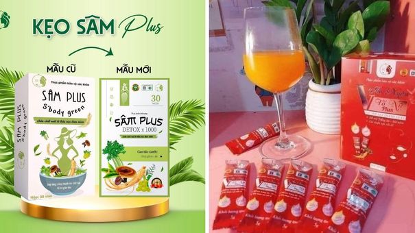 Các sản phẩm thực phẩm bảo vệ sức khỏe: Sâm Plus S’body Green, Vạn Xuân Tố Nữ Plus vi phạm quy định của pháp luật về quảng cáo trên một số website